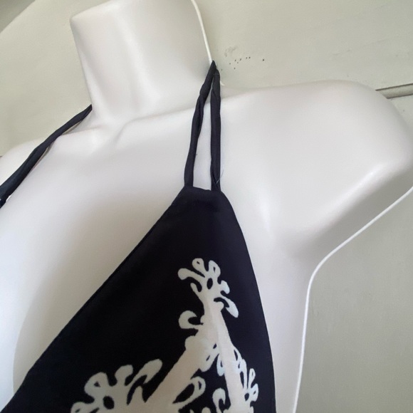 Black & Cream Print Dress Coverup - Picture 7 of 9